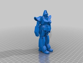 asc gmp golem robot 3d printing battloid robotech southern cross 3d print model - Mito3D