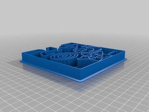 la mia immagine personalizzata in base cookie cutter cucina & sala da pranzo su misura 3d print model - Mito3D
