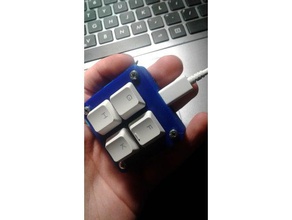 4 6 8 bouton macro plaquettes de l'électronique arduino cherry mx clavier mécanique projet fin semaine 3d print model - Mito3D