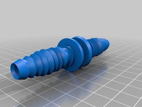 tubo conector de tubos 10 a 12mm interno diâmetro externo silicone as ferramentas 3d print model - Mito3D