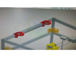 cable guide legs 3d printer vulcanus max accessories holder organizer rail sigma3d 3d print model - Mito3D