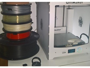 lazy spool stacker filament clip 3d printer accessories holder ultimaker 3d print model - Mito3D
