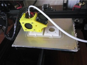 tronxy x3a x3 fan holder v2 3d printer parts cooler 3d print model - Mito3D