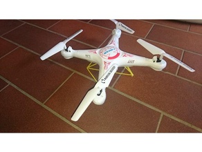 landing skids drone x5sw-1 r c vehicles gear 3d print model - Mito3D