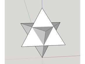 étoile tétraèdre L'impression 3d les pyramides forme étoiles triangle 3d print model - Mito3D