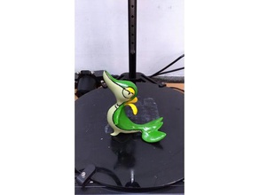 pokemon 495 snivy heykeller sanat çizgi film 3d print model - Mito3D