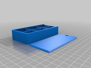 round box lid clasifier tool holders & boxes toolbox 3d print model - Mito3D
