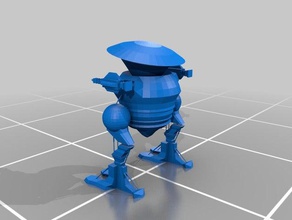 bullhopper mecanizada de assalto plataforma A impressão 3d complexo mecha robô wargaming 3d print model - Mito3D