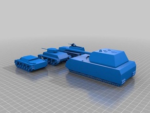 Alman tankları modelleri 3d print model - Mito3D