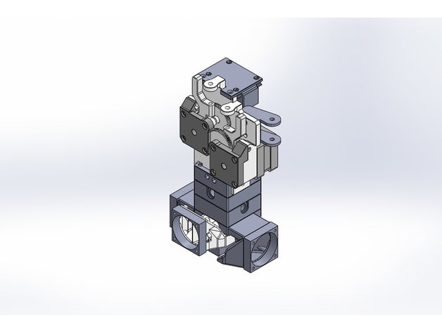 raise3d n2 n2+ dual titan etruder 3d printer extruders 3D print model - Mito3D