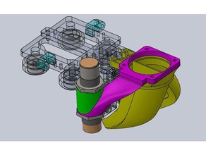 fang duto do ventilador r2 tevo tarantula dupla extrusora de estoque Impressora 3d acessórios 3d print model - Mito3D