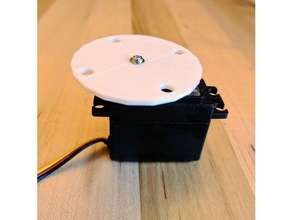 servo disco L'impression 3d birdbrain birdbraintech disque duo de colibri la robotique 3d print model - Mito3D