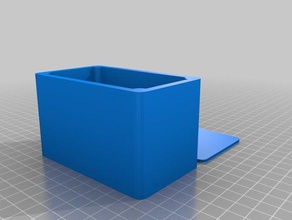 il mio personalizzato personalizzazione del coperchio della scatola di fori per le viti fai da te su misura 3d print model - Mito3D