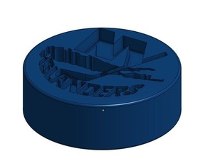 isolani disco da hockey segni e loghi l'hockey gli new york islanders nhl nyi puck 3d print model - Mito3D