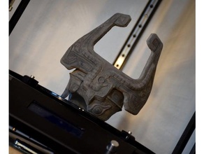midna-Maske Skulpturen hat Maske midna der Miniatur Skulptur serra Stein zelda 3d print model - Mito3D