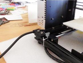 hictop prusa i3 Netzkabel-Zugentlastung 3d-Drucker Teile 3d print model - Mito3D