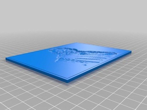 gandhi lithophane 2d-Kunst kundengebundene 3d print model - Mito3D