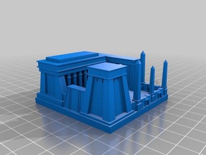 1 yaş empires - Akademi modeli binalar ve yapılar 2 aoe1 mimari model mimarlık bina inşaat serin yineleme yapısı 3d print model - Mito3D
