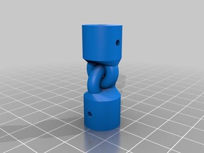 my customized print-in-place universal connector 3d printer parts 3d print model - Mito3D