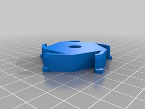 mon personnalisés bobine hub adaptateur 50mm L'imprimante 3d de pièces personnalisé 3d print model - Mito3D