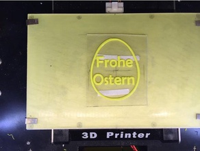 fensterbild frohe ostern Dekor 3d print model - Mito3D
