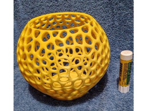 voronoibowl1 decor bowl container voronoi 3d print model - Mito3D