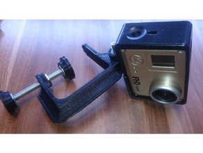 go pro-Schreibtisch-Halter Kamera gopro mount 3d print model - Mito3D