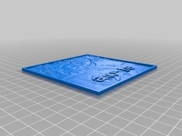 özelleştirilmiş lithopane benim 2d sanat 3D print model - Mito3D
