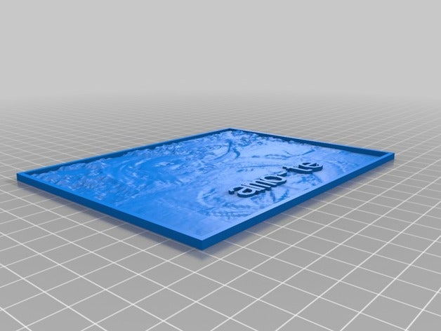 amo 2d-Kunst kundengebundene 3D print model - Mito3D