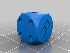 divided republic r die dice customized 3d print model - Mito3D
