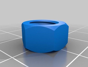 8mm nut parts customized 3d print model - Mito3D