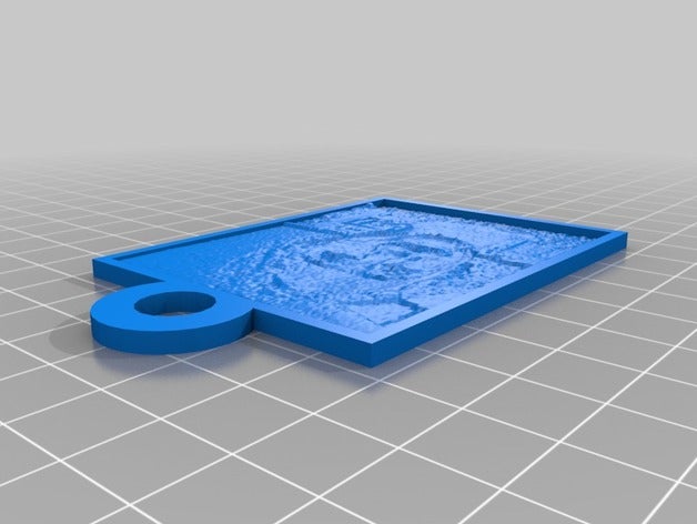 lila-Mo 2d-Kunst kundengebundene 3D print model - Mito3D