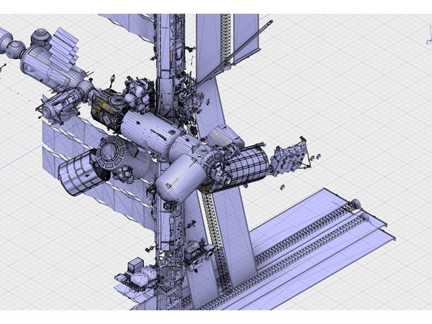 international space station remix models 3D print model - Mito3D