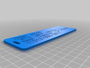 adam jacob luggage tag organization customized 3d print model - Mito3D