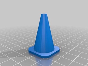 my customized customisable traffic cone rc r c vehicles 3d print model - Mito3D