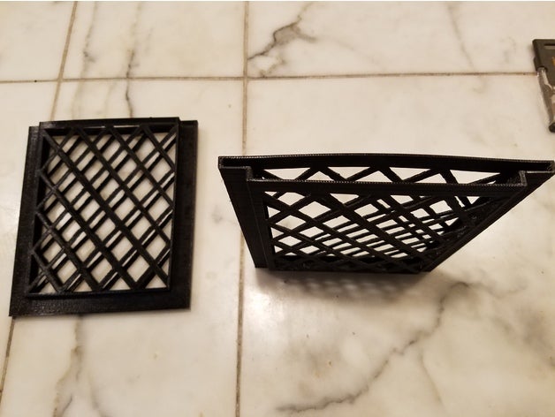 re utilizável do tanque de peixes filtro quadro 20 animais estimação 3D print model - Mito3D