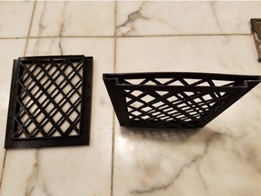 re usable fish tank filter frame 20 pets 3d print model - Mito3D