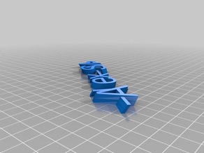 alexsm organização personalizado 3d print model - Mito3D