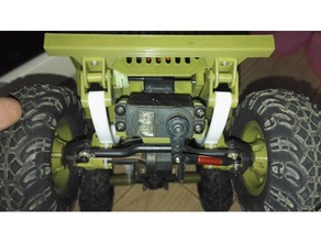 mg995 servo mount r c vehicles ossumjeep 3d print model - Mito3D
