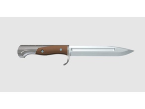 yeni bayonet bıçak hobi süngü 3d print model - Mito3D