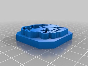 Schädel unheimlich Stempel 3d-drucken 3d print model - Mito3D