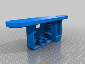 pixy caso sensor ultra-sônico de montagem porca nylon placa partes 3d print model - Mito3D
