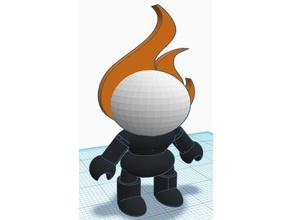 personnage de bande dessinée flaming skull gars jouets & accessoires jeux dessin animé figure jeu ghostrider miniature super-héros 3d print model - Mito3D