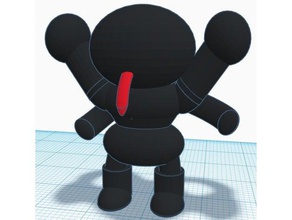 cartoon figure - tongue guy toy & game accessories gaming miniature superhero venom 3d print model - Mito3D