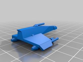 e-wing jeux miniature étoiles les guerres x-wing 3d print model - Mito3D