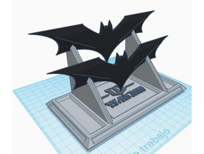 batarang-display Requisiten batarang batman prop 3d print model - Mito3D