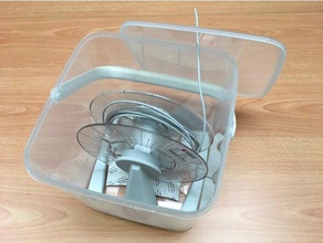 spool holder decor 85lt bucket 3d printer accessories filament 3d print model - Mito3D