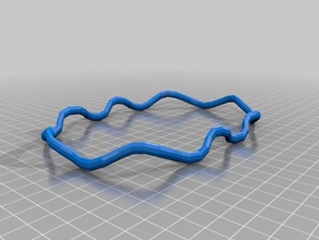 my customized braided bracelet bracelets 3d print model - Mito3D