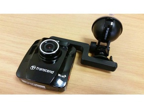 transcend drive pro 220 dashcam adjustment mount camera 3d print model - Mito3D