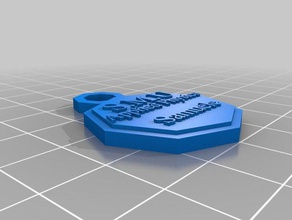 samuele sala keyring keychains 3d print model - Mito3D